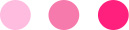 ピンク系：ベビーピンク、ローズピンク、チェリーローズ