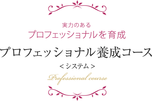 プロフェッショナル養成コース 